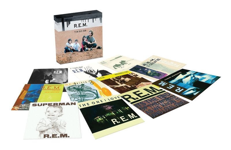 Illustration for article titled Win a R.E.M. box set featuring vinyl 7-inch singles from the band’s early days